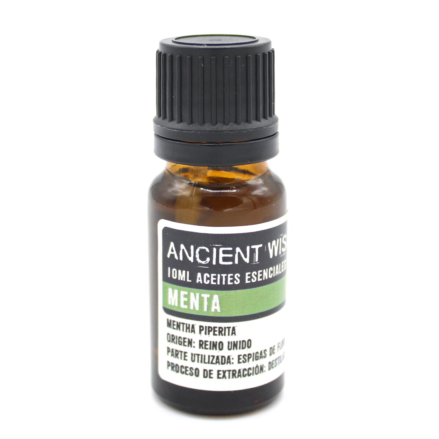Aceite Esencial Orgánico de Menta (10ml): Revitaliza la mente y alivia dolores.