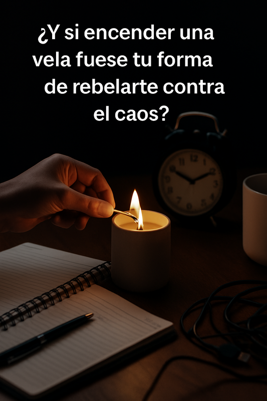 ¿Y si encender una vela fuese tu forma de rebelarte contra el caos?