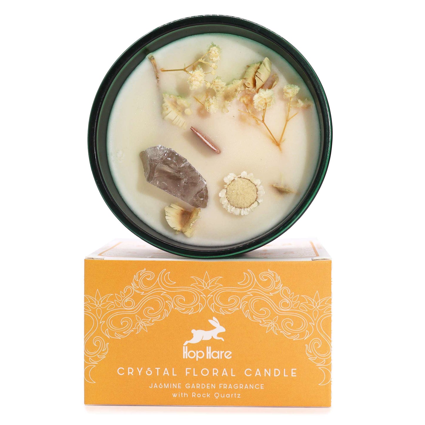 Hop Hare Crystal Magic Flower Candle - Leon