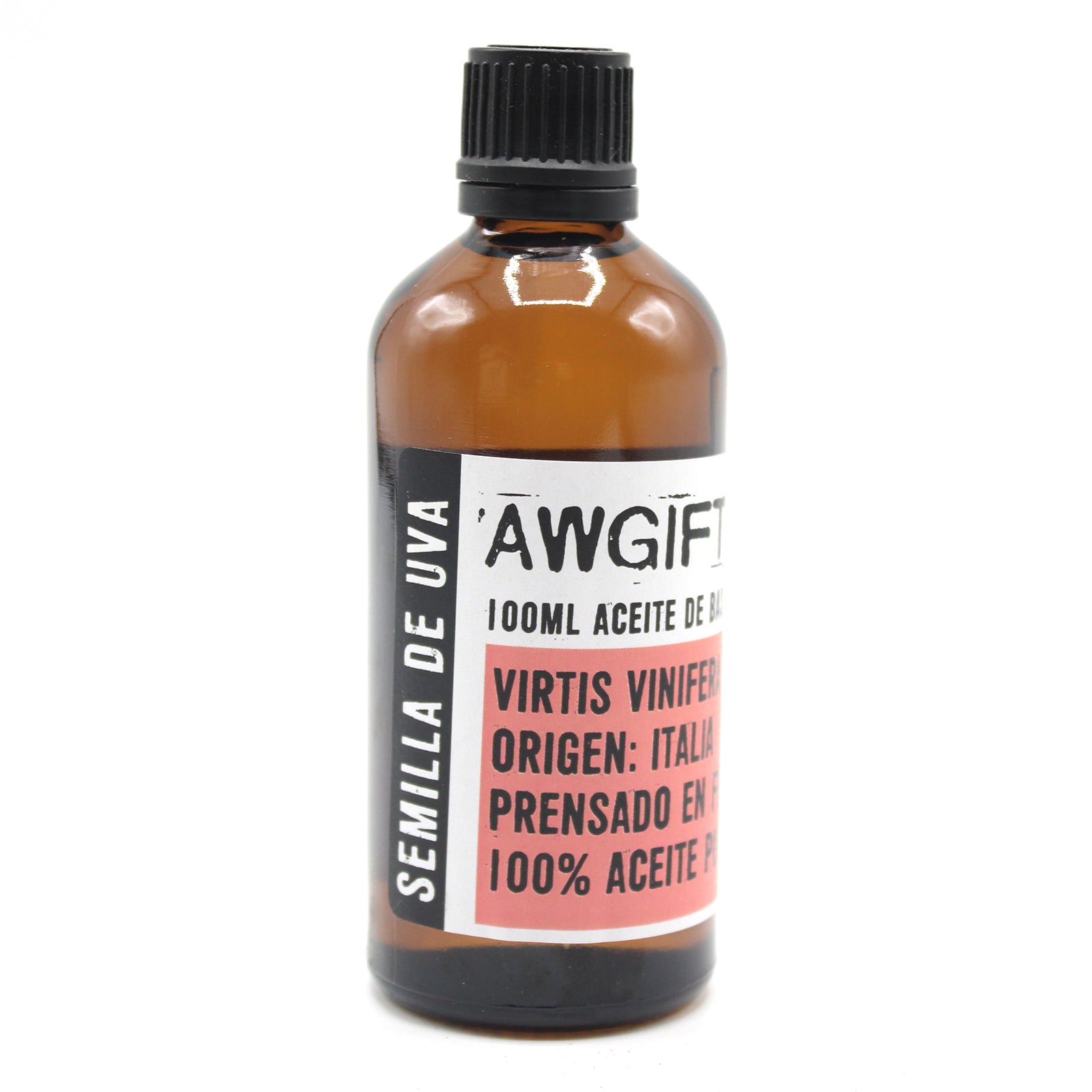 Aceite Base de Pepita de Uva 100ml: antioxidante ligero para todo tipo de piel.