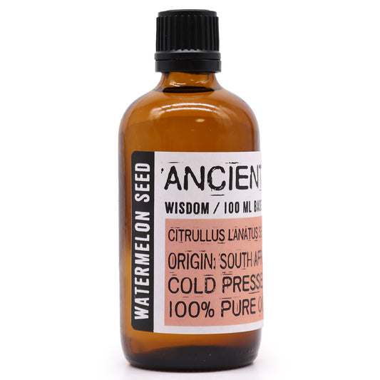 Aceite Base de Semillas de Sandía 100ml: equilibrante y purificante para pieles grasas y propensas al acné.