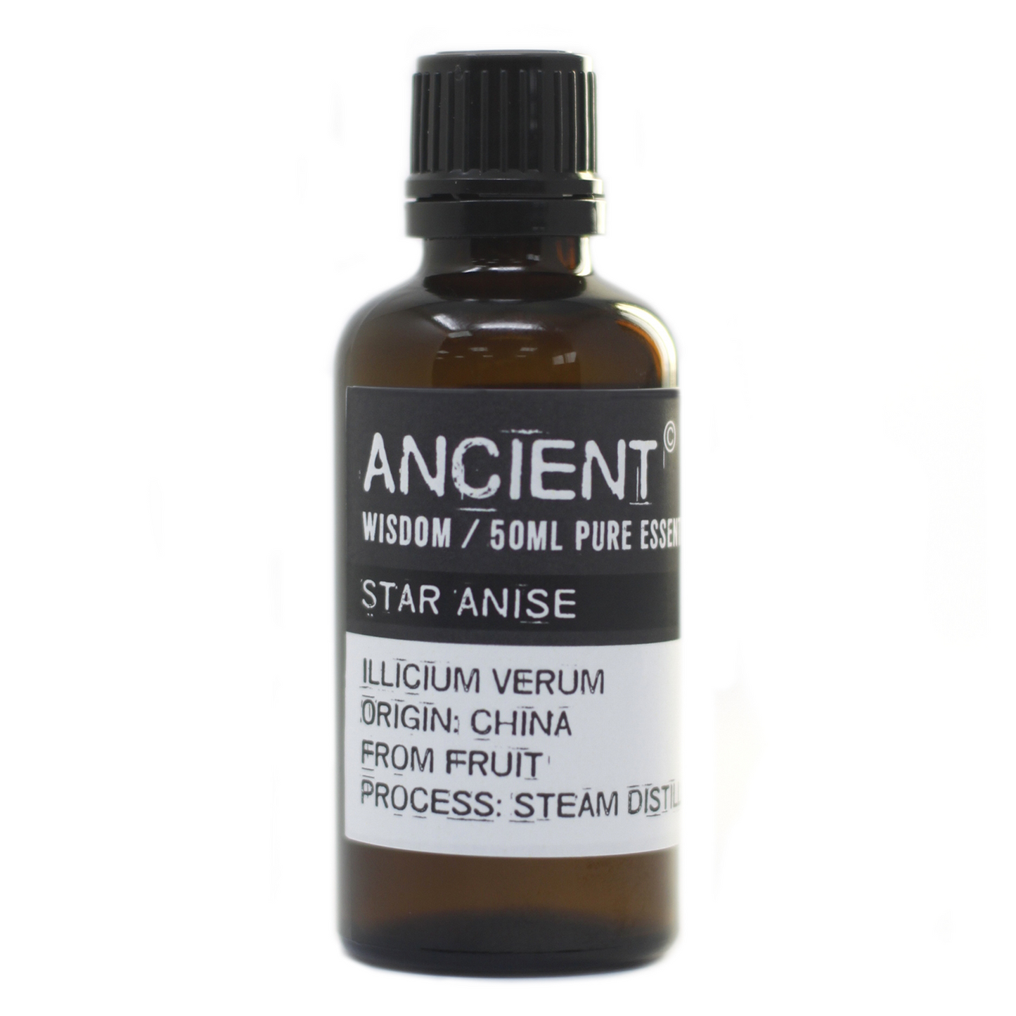 Aceite Esencial de Anís Estrellado (50ml): fragancia cálida y especiada para bienestar y cuidado natural.