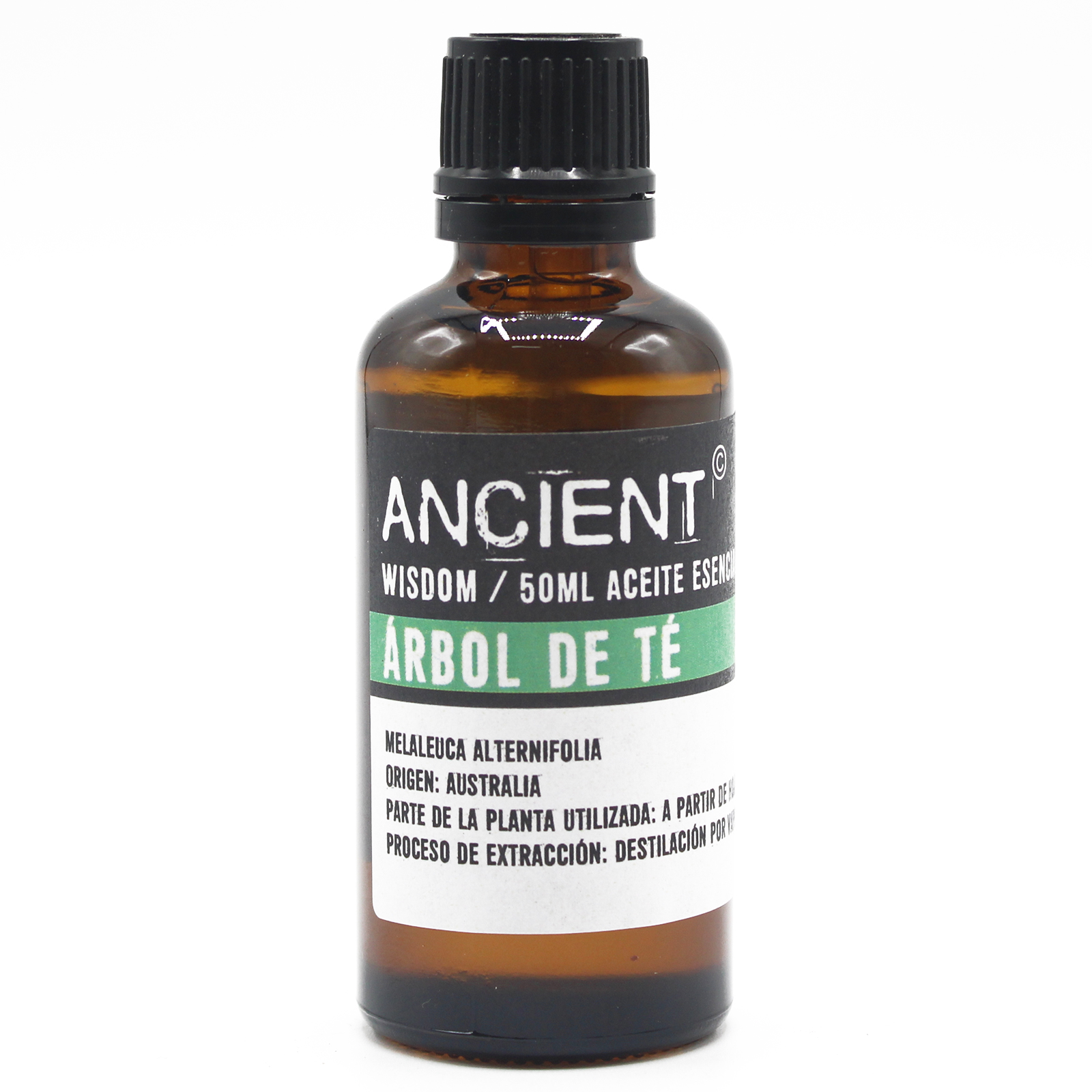 Aceite Esencial de Árbol de Té de Limón (50ml): purificación y cuidado natural con aroma a limón.