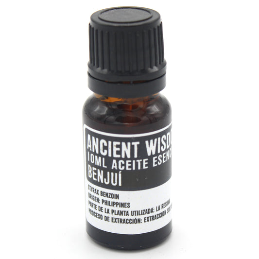 Aceite Esencial de Benjuí Dil. (10ml): propiedades relajantes y reconfortantes para cuerpo y mente.