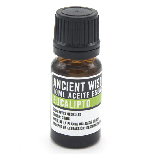 Aceite Esencial de Eucalipto (10ml): Energizante natural para respiración y cuidado personal.