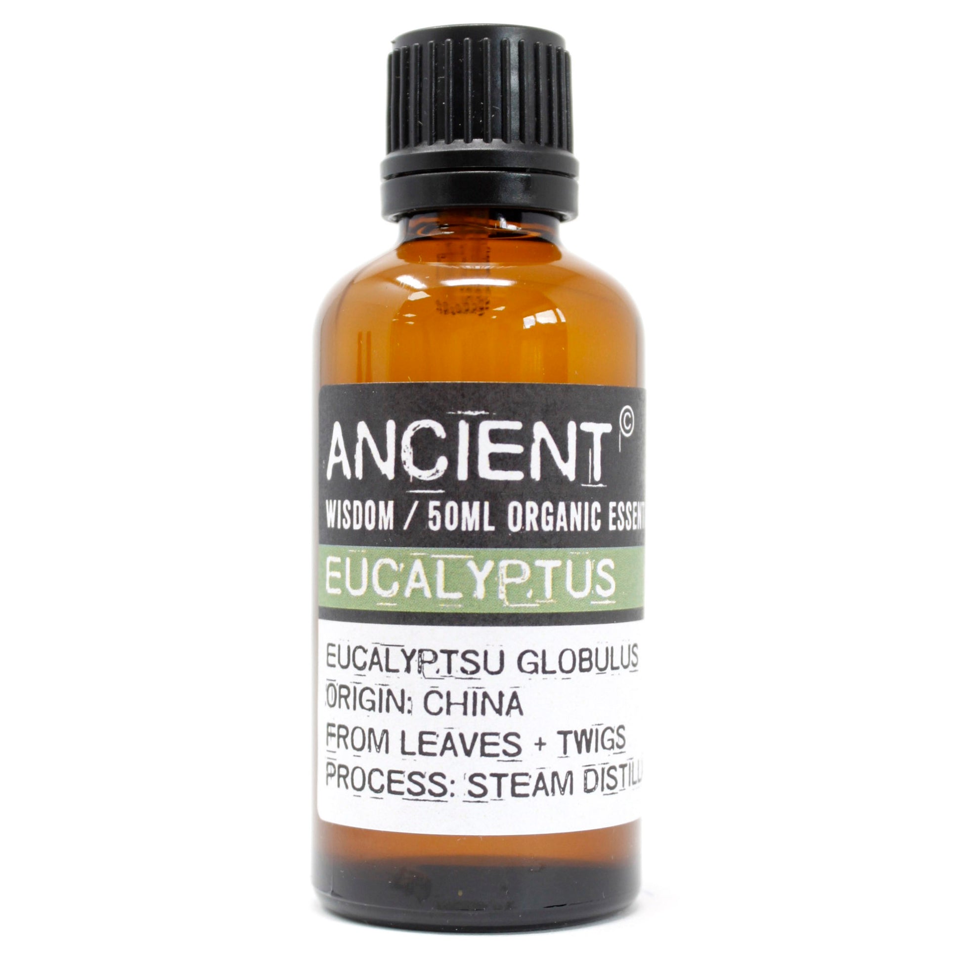 Aceite Esencial Orgánico de Eucalipto (50ml): Perfecto para baños, masajes y purificación del ambiente.