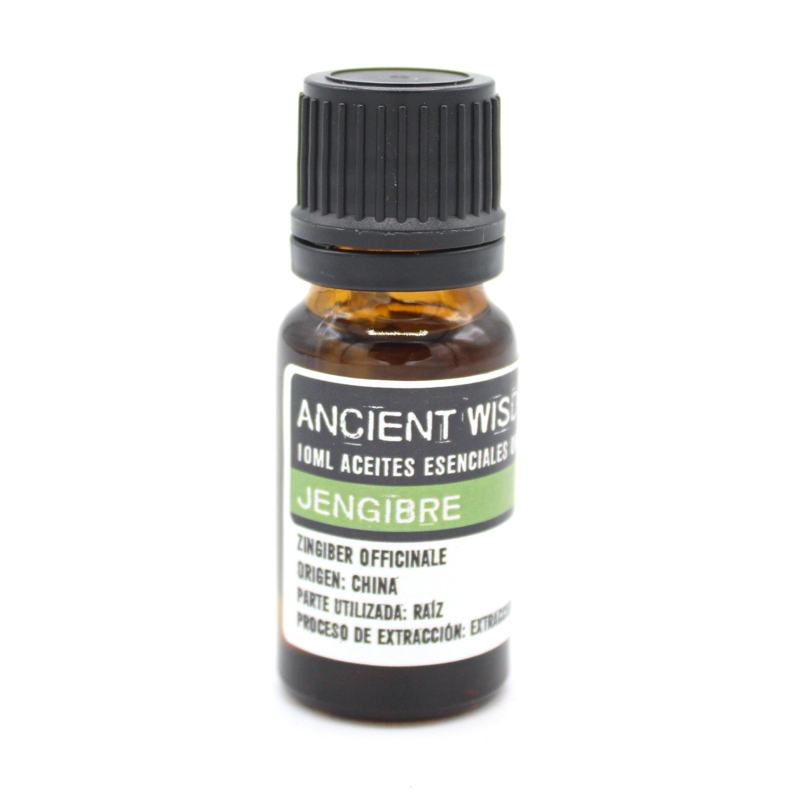 Aceite Esencial Orgánico de Jengibre (10ml): Energizante y alivia problemas digestivos y náuseas.