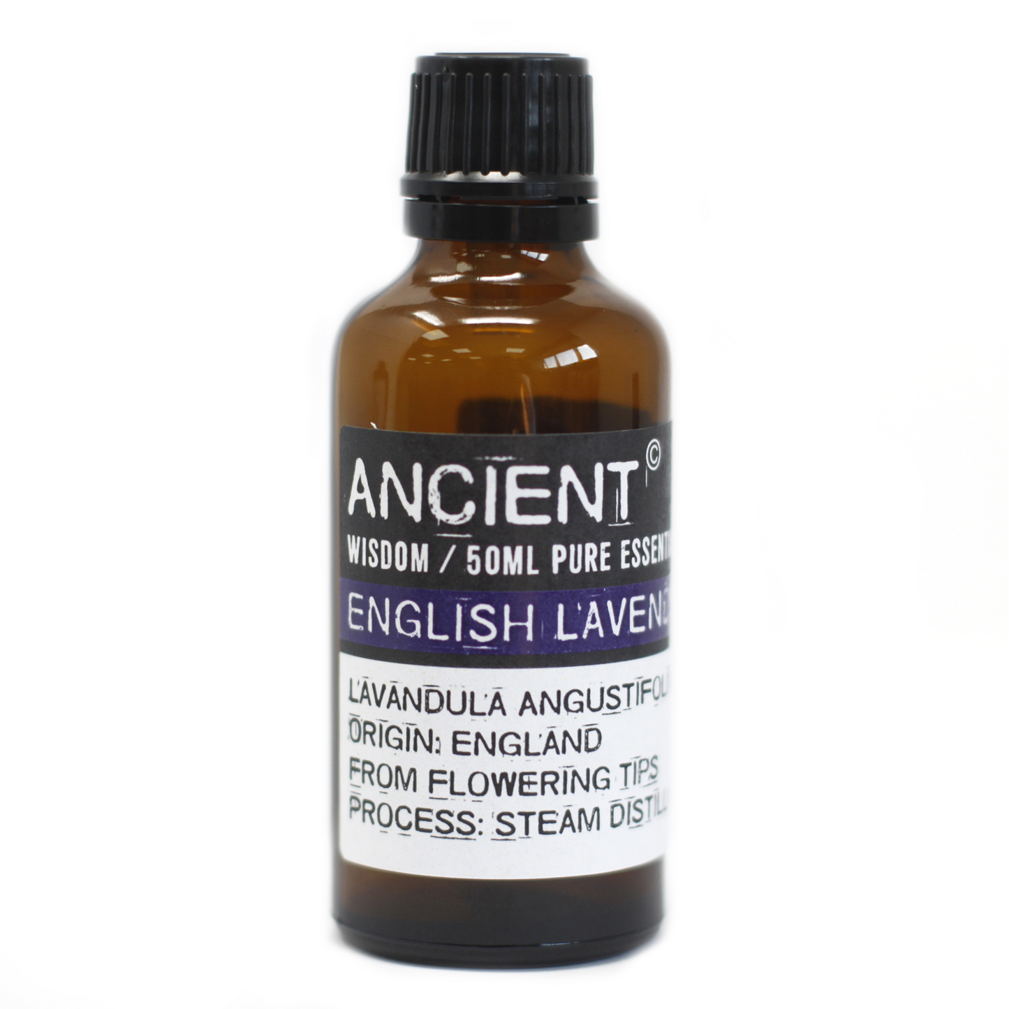 Aceite Esencial de Lavanda Inglesa (50ml): Ideal para crear ambientes equilibrados y frescos.