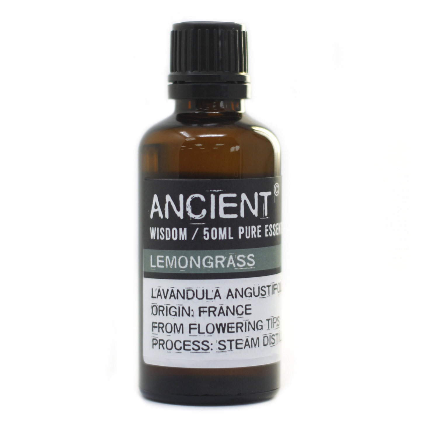 Aceite Esencial de Limoncillo (50ml): Energizante natural con beneficios antisépticos y relajantes.