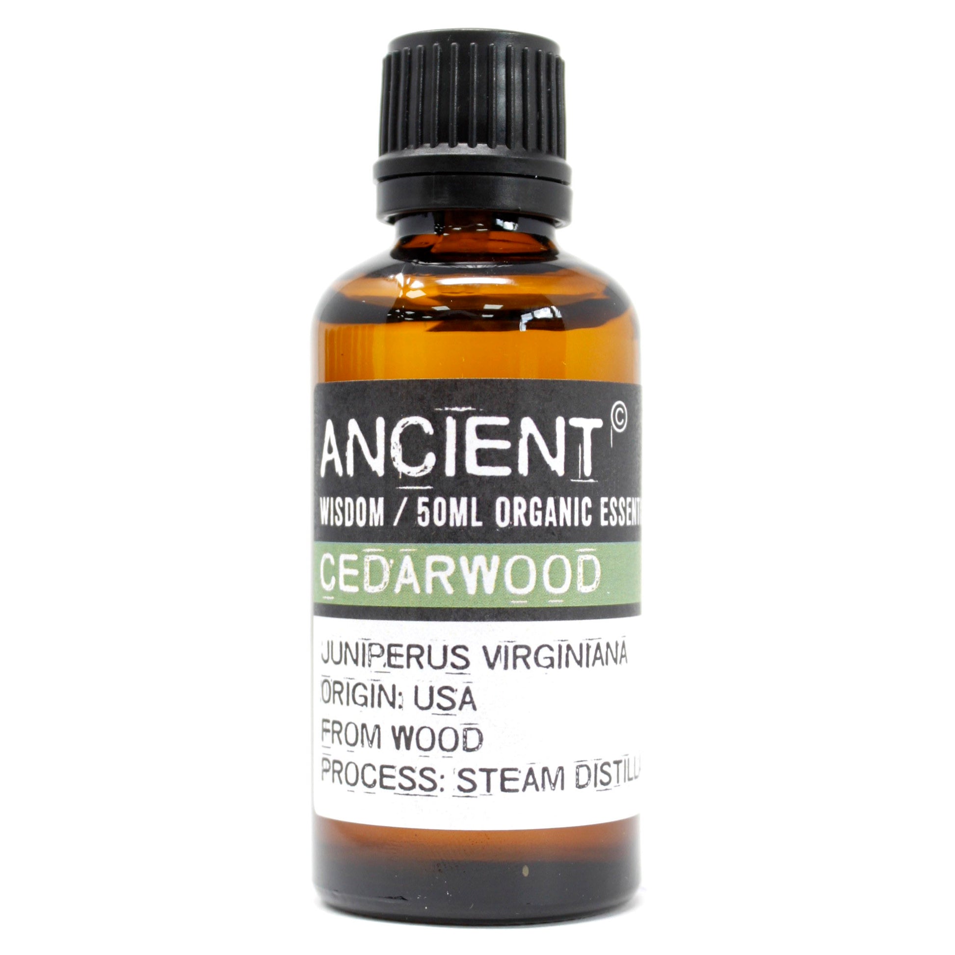 Aceite Esencial Orgánico de Cedro (50ml): Propiedades antisépticas y tonificantes para una piel y bienestar natural.