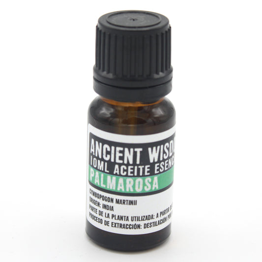 Aceite Esencial de Palmarosa (10ml): Hidratante y rejuvenecedor, ideal para la piel y el bienestar emocional.