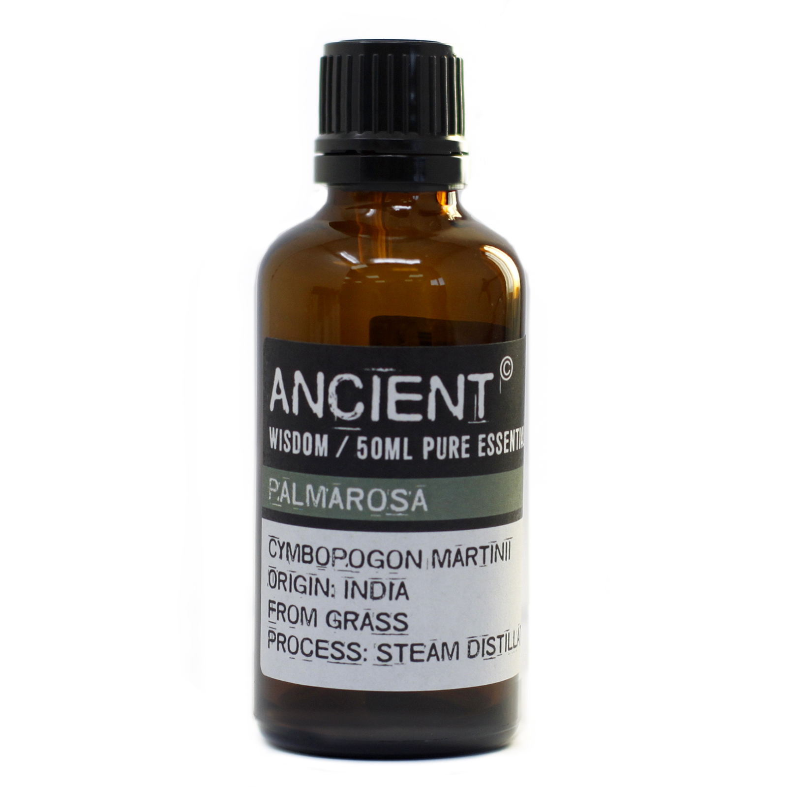 Aceite Esencial de Palmarosa (50ml): Propiedades calmantes y equilibrantes para cuerpo y mente.