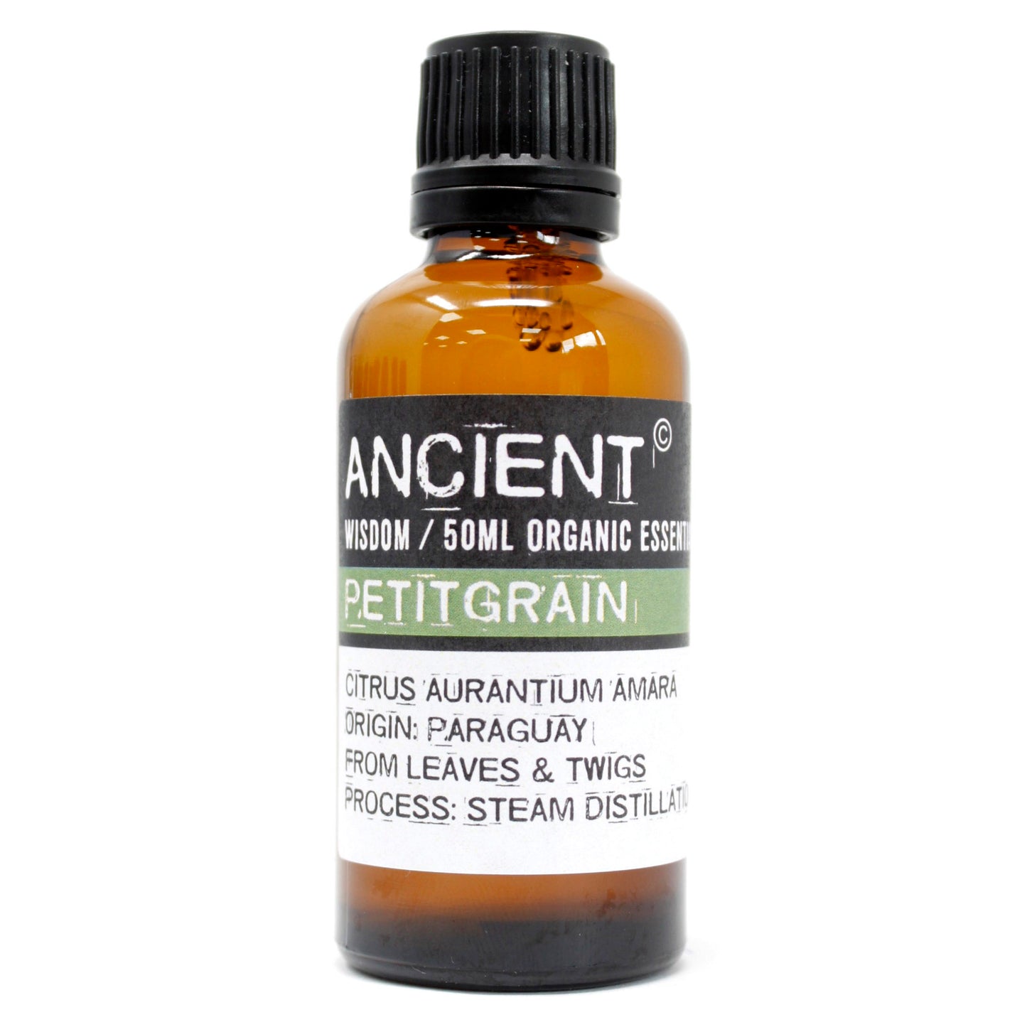 Aceite Esencial Orgánico de Petitgrain (50ml): Perfecto para aromaterapia, masajes y cuidado personal.