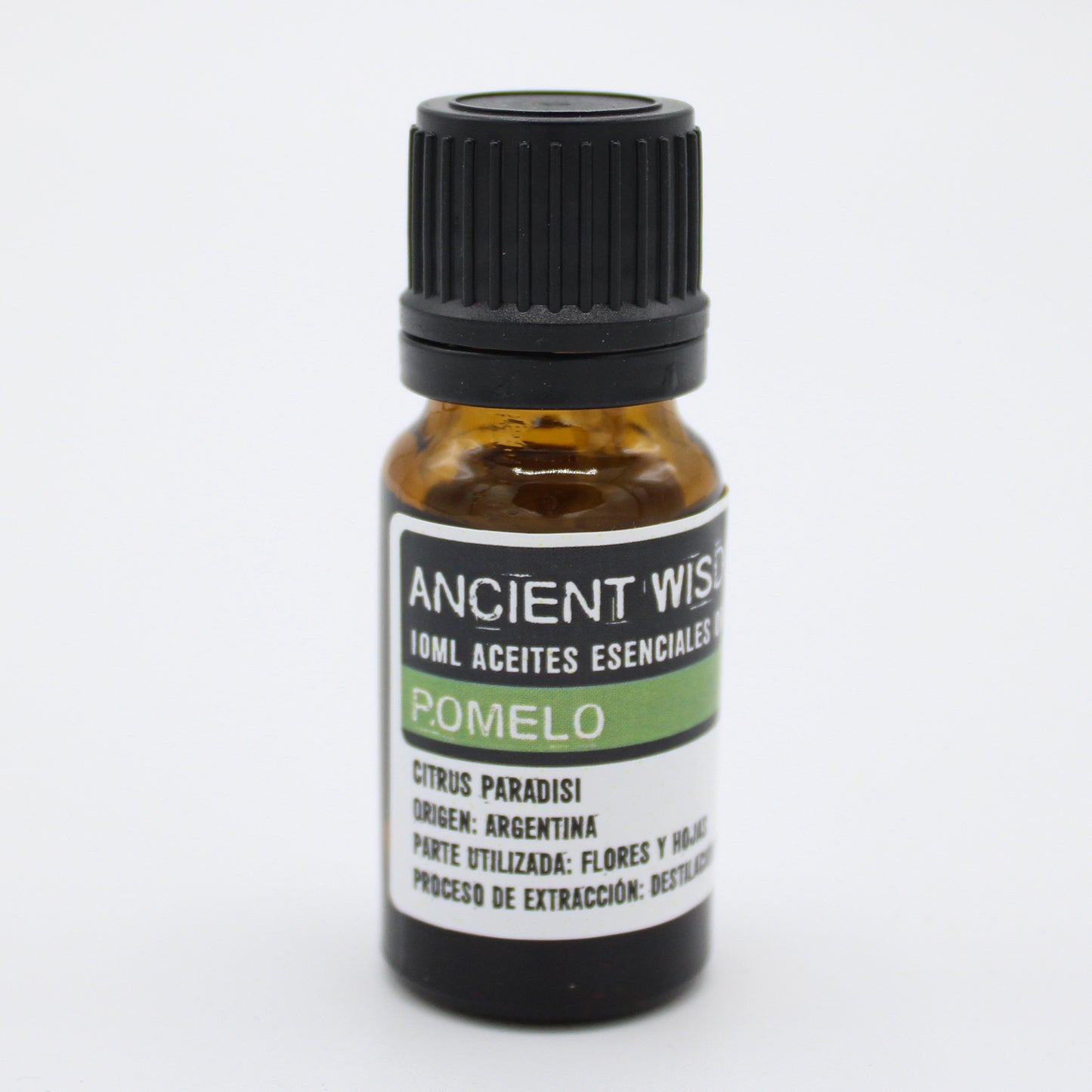 Aceite Esencial Orgánico de Pomelo (10ml): Energizante y revitalizante, ideal para aromaterapia.
