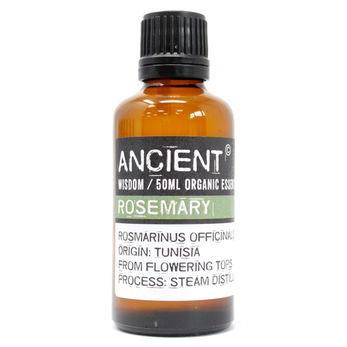 Aceite Esencial Orgánico de Romero (50ml): Ideal para cuidado capilar, respiratorio y digestivo.