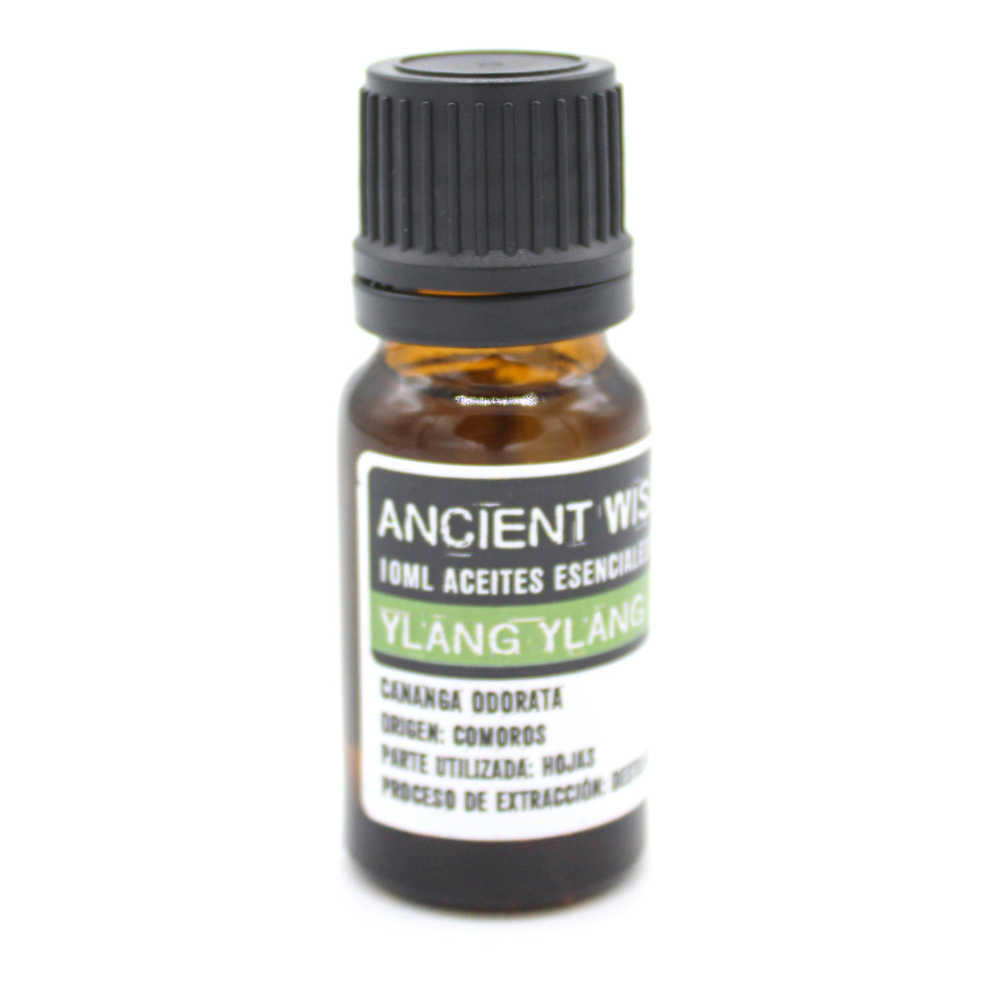 Aceite Esencial Orgánico de Ylang Ylang (10ml): Ideal para relajación, equilibrio emocional y cuidado capilar.