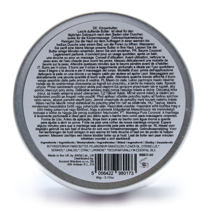 Shea Body Butter Aromatherapy 90g - Geranium