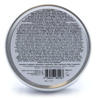 Aromatherapy Shea Body Butter 90g - Lavender