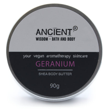 Shea Body Butter Aromatherapy 90g - Geranium